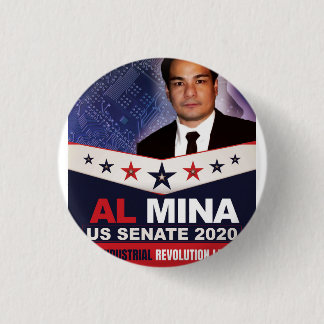 Al Myna US Senate Merchandise Ronde Button 3,2 Cm