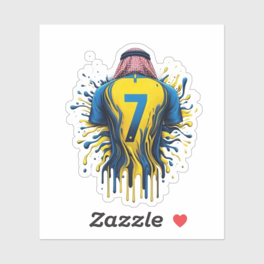 AL NASSR-FOOTBALL STICKER (Vel)