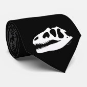 Al-O-Sawr-Us Skull Primal Black Stropdas (Opgerold)