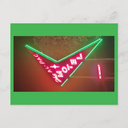 Al-Pac Motel Neon Park St. Robert, MO Feestdagenkaart (Voorkant)