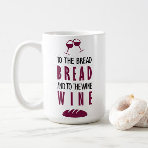 Al pan, pan, y al vino, vino koffiemok