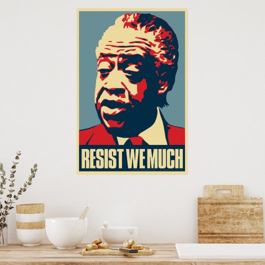 Al Sharpton "Resist we much" Poster parodique d'Ob (Cuisine)