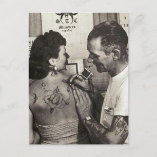 Al Shieferly tattoos Roos Briefkaart