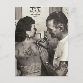 Al Shieferly tattoos Roos Briefkaart