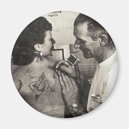 Al Shieferly tattoos Roos Magneet (Voorkant)