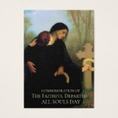 Al SoulDay Memorial Masses overleden Heilige Kaart (Voorkant)