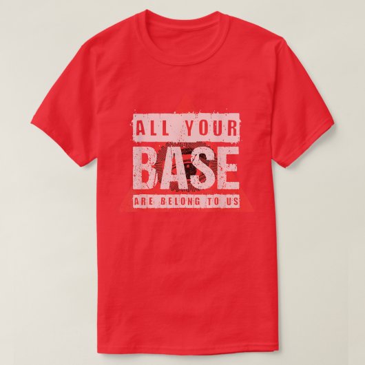 Al uw basis is van ons  videogame t-shirt (Design voorkant)