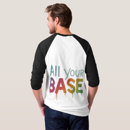 Al uw basis t-shirt (Achterkant volledig)