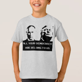 Al uw democratie is van ons shirt