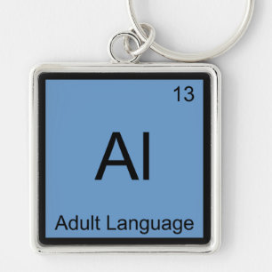 Al - Volwassen Taal Grappig Chemie Element Symbool Sleutelhanger