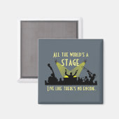 Al wereld is een Niveau Inspirerende Groep van het Magneet (Voorkant / Achterkant)