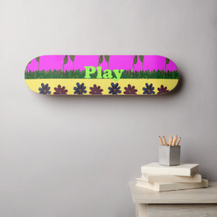 Al werk en geen spel skateboard