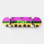 Al werk en geen spel skateboard (Horizontaal)