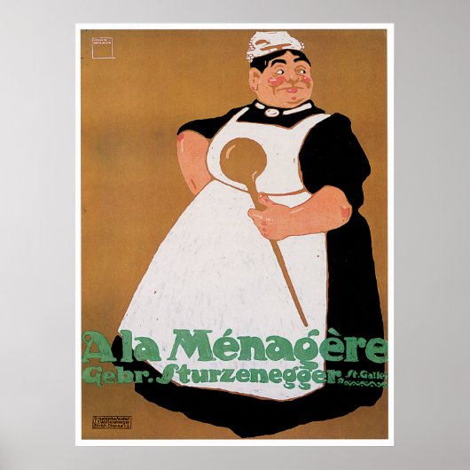 Ala Menagere Food and Art Poster (Voorkant)
