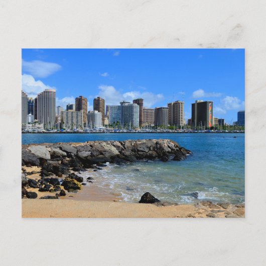 Ala Moana Beach Park Briefkaart (Voorkant)