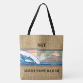 Ala Moana Hawaiian Monogram Beach Bag Tote Bag (Voorkant)