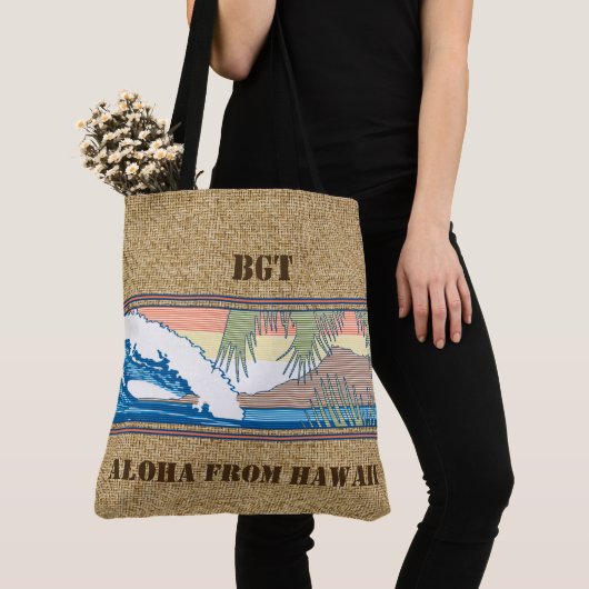 Ala Moana Hawaiian Monogram Beach Bag Tote Bag (Dichtbij)