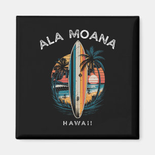 Ala Moana-strand Hawaï Mannen Vrouwen Surfen Magneet