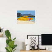 Ala Moana Surfboards Poster (Thuiskantoor)