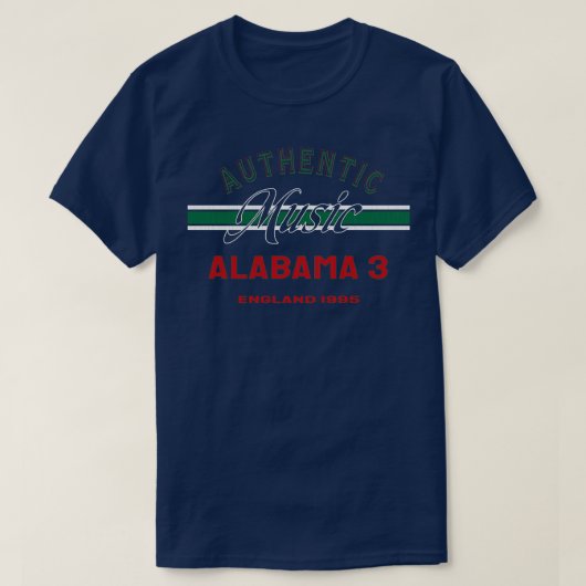 Alabama 3 Angleterre 1995 Musique D106 TShirt (Design devant)