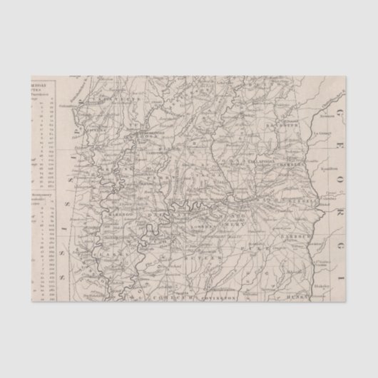 Alabama 6 tissuepapier (Voorkant)