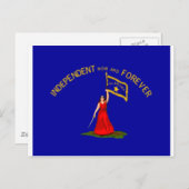 alabama afscheidingsvlag briefkaart (Voorkant / Achterkant)