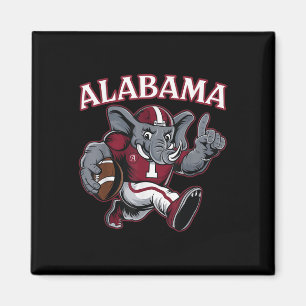 Alabama Al Sports Funny Love Elephant Anim Magneet