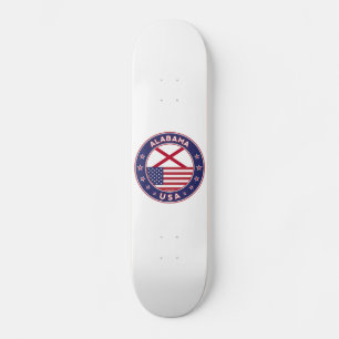 Alabama, Alabama t-shirt, sticker Alabama, Skateboard