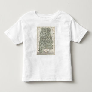 Alabama Atlas Map Kinder Shirts