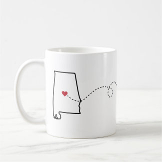 Alabama au Missouri - Heart2Heart Coffee Mug