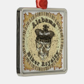 Alabama Biker Metalen Ornament (Rechts)