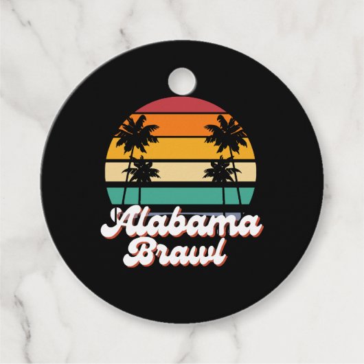 Alabama Brawl Bedankjes Labels (Voorkant)