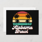 Alabama Brawl Briefkaart (Voorkant / Achterkant)