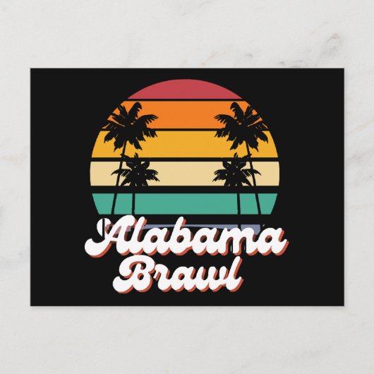 Alabama Brawl Feestdagenkaart (Voorkant)