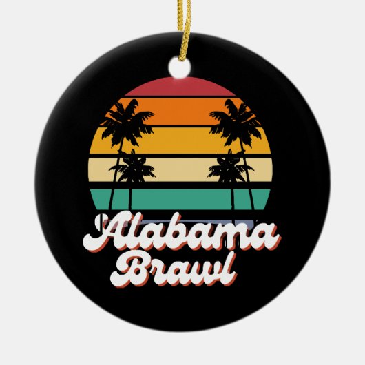 Alabama Brawl Keramisch Ornament (Voorkant)