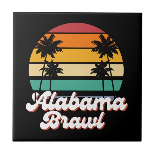 Alabama Brawl Tegeltje (Voorkant)