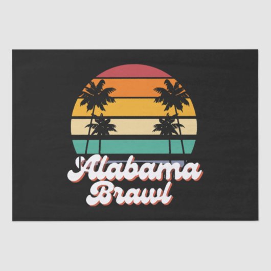 Alabama Brawl Tissuepapier (Voorkant)