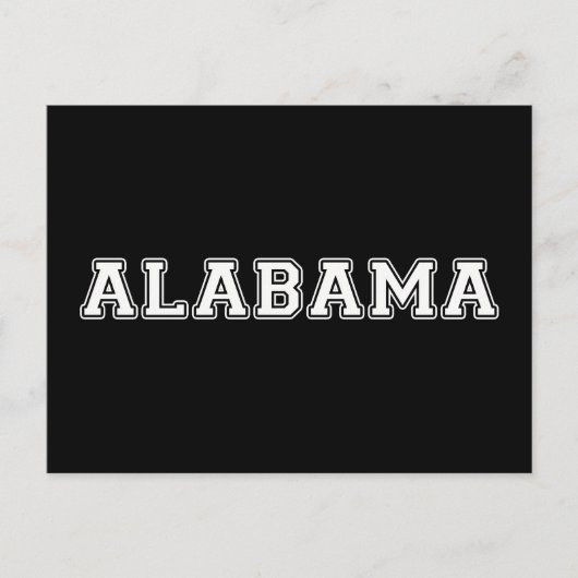 Alabama Briefkaart (Voorkant)