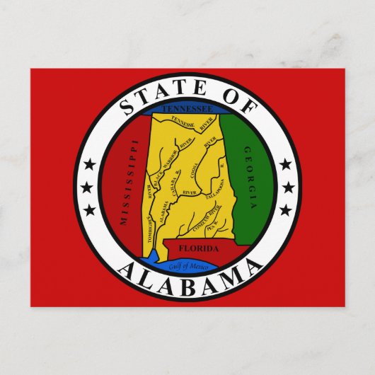 ALABAMA BRIEFKAART (Voorkant)