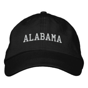 Alabama brodé Casquette réglable noir