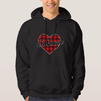 Alabama Buffalo Pset Heart Cozy Winter Hoodie
