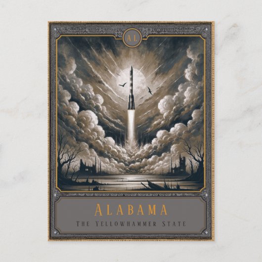 Alabama | Carte postale Art gothique (Devant)
