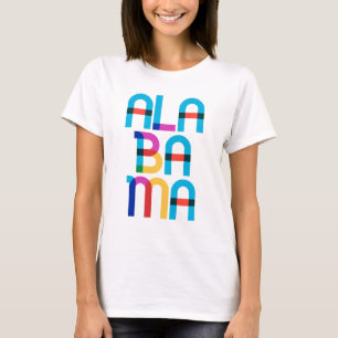 Alabama Classic  Colorful 80s Pop Art T-shirt