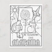 Alabama Collage Briefkaart (Voorkant)