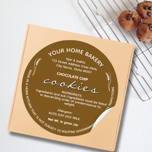 Alabama cottage food label Bakkerij Verpakking