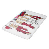 Alabama Dames Mode Cowboy Boot Rood Wit Badmat (Gekanteld)