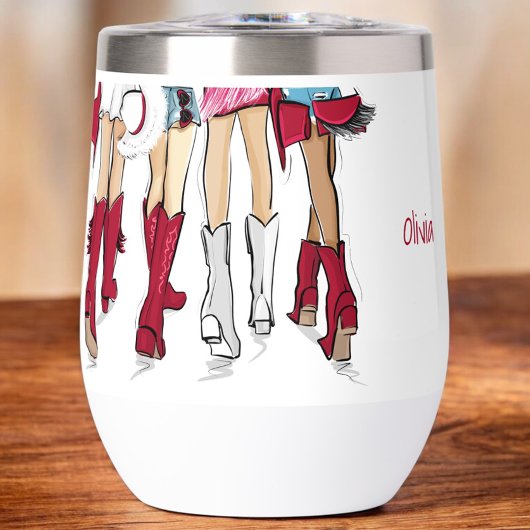 Alabama Dames Mode Cowboy Boots Crimson Custom