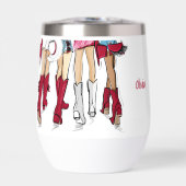 Alabama Dames Mode Cowboy Boots Crimson Custom (Voorkant)