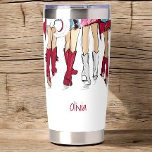 Alabama Dames Mode Cowboy Boots Crimson Custom