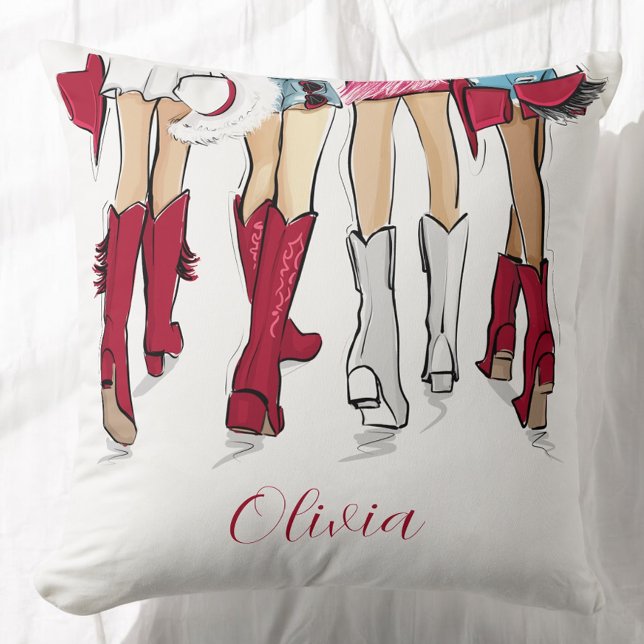 Alabama Dames Mode Cowboy Boots Petten Crimson Kussen (Creator heeft geüpload)